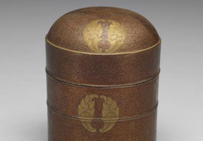 图片[2]-Cylindrical lacquer container with apricot blossom decor , Ch’ing dynasty-China Archive